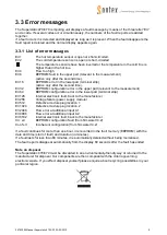 Preview for 9 page of Sontex Superstatic 470 SPF Manual