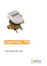 Sontex Superstatic 749 Instructions For Use Manual preview