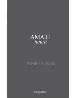 Предварительный просмотр 2 страницы Sonus Faber Amati Futura Owner'S Manual