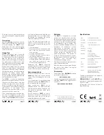 Предварительный просмотр 2 страницы Sonuus G2M (v.2) Owner'S Manual