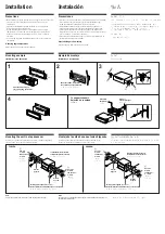 Preview for 1 page of Sony Ericsson CDX-2180 Installation