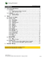 Preview for 2 page of Sony Ericsson CK15a Test Instructions