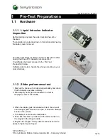 Preview for 3 page of Sony Ericsson CK15a Test Instructions