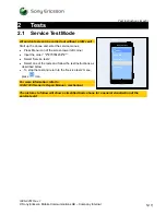 Preview for 5 page of Sony Ericsson CK15a Test Instructions