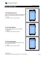 Preview for 10 page of Sony Ericsson CK15a Test Instructions