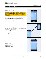 Preview for 12 page of Sony Ericsson CK15a Test Instructions