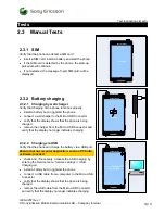 Preview for 14 page of Sony Ericsson CK15a Test Instructions