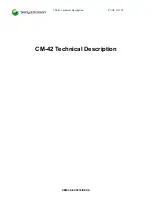 Предварительный просмотр 1 страницы Sony Ericsson CM-42 Integrator'S Manual