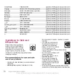 Preview for 72 page of Sony Ericsson Cybershot C510a User Manual