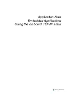 Preview for 1 page of Sony Ericsson Embedded Applications Application Note