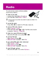 Preview for 19 page of Sony Ericsson F305 User Manual