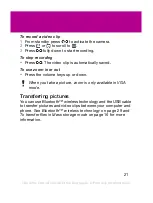 Preview for 21 page of Sony Ericsson F305 User Manual