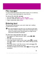 Preview for 32 page of Sony Ericsson F305 User Manual