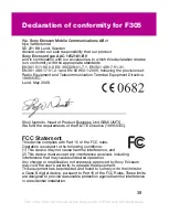 Preview for 38 page of Sony Ericsson F305 User Manual