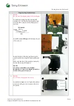 Preview for 13 page of Sony Ericsson F500 Series Working Instruction, Mechanical