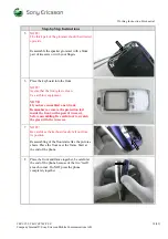 Preview for 14 page of Sony Ericsson F500 Series Working Instruction, Mechanical