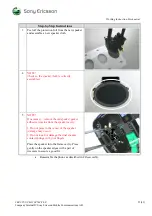 Preview for 22 page of Sony Ericsson F500 Series Working Instruction, Mechanical