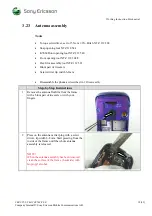 Preview for 38 page of Sony Ericsson F500 Series Working Instruction, Mechanical