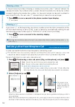 Preview for 56 page of Sony Ericsson FOMA SO905iCS Manual