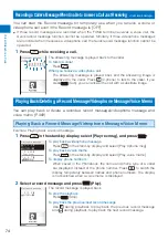 Preview for 76 page of Sony Ericsson FOMA SO905iCS Manual