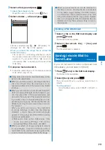 Preview for 215 page of Sony Ericsson FOMA SO905iCS Manual