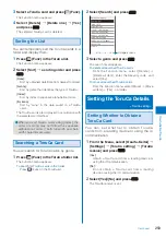 Preview for 261 page of Sony Ericsson FOMA SO905iCS Manual