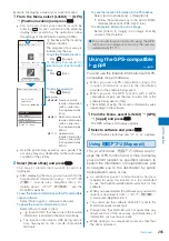 Preview for 267 page of Sony Ericsson FOMA SO905iCS Manual