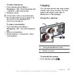 Предварительный просмотр 37 страницы Sony Ericsson G705 User Manual