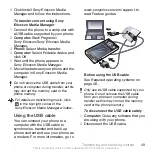 Предварительный просмотр 49 страницы Sony Ericsson G705 User Manual