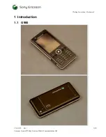 Preview for 3 page of Sony Ericsson G90 Working Instruction, Mechanical