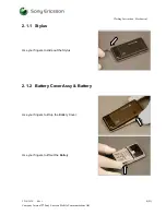 Preview for 8 page of Sony Ericsson G90 Working Instruction, Mechanical