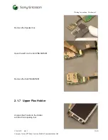 Preview for 13 page of Sony Ericsson G90 Working Instruction, Mechanical