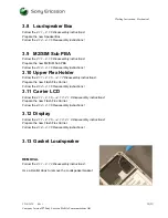 Preview for 19 page of Sony Ericsson G90 Working Instruction, Mechanical