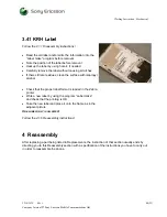 Preview for 44 page of Sony Ericsson G90 Working Instruction, Mechanical