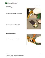 Preview for 47 page of Sony Ericsson G90 Working Instruction, Mechanical