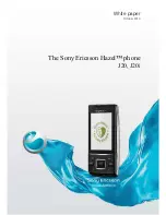 Sony Ericsson Hazel J20 White Paper предпросмотр