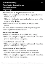 Preview for 27 page of Sony Ericsson HBH-DS200 User Manual