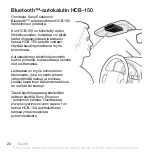 Preview for 22 page of Sony Ericsson HCB-150 Manual