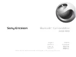 Preview for 1 page of Sony Ericsson HCB-400 User Manual