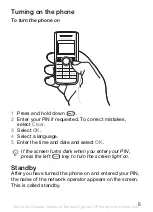 Preview for 6 page of Sony Ericsson J110c User Manual