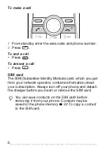 Preview for 7 page of Sony Ericsson J110c User Manual