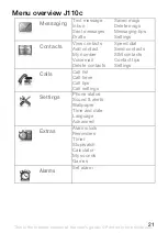 Preview for 22 page of Sony Ericsson J110c User Manual