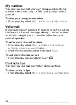 Preview for 35 page of Sony Ericsson J110c User Manual