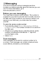 Preview for 36 page of Sony Ericsson J110c User Manual