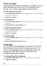 Preview for 45 page of Sony Ericsson J110c User Manual