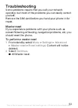 Preview for 54 page of Sony Ericsson J110c User Manual