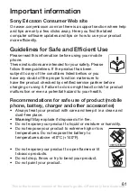 Preview for 62 page of Sony Ericsson J110c User Manual