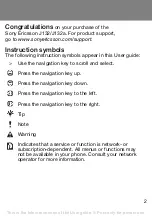 Preview for 2 page of Sony Ericsson J132 User Manual