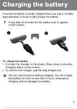 Preview for 4 page of Sony Ericsson J132 User Manual