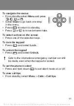 Preview for 11 page of Sony Ericsson J132 User Manual